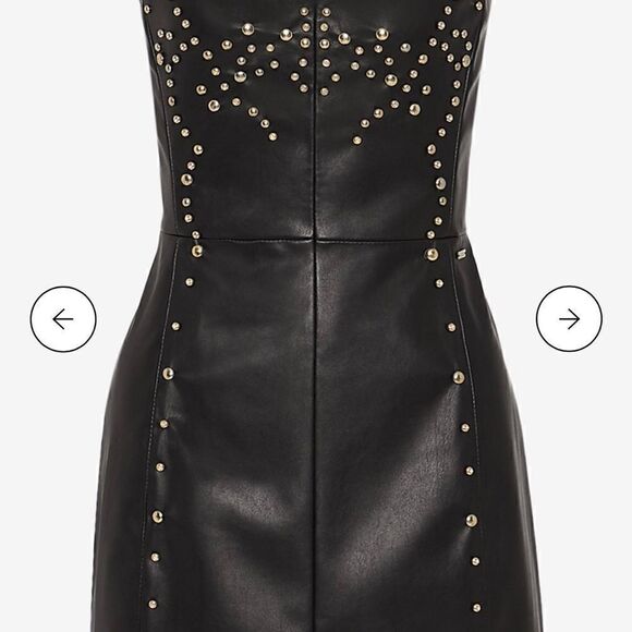 A/X STRAPLESS DRESS WITH METAL DETAIL NWT - Picture 3 of 7